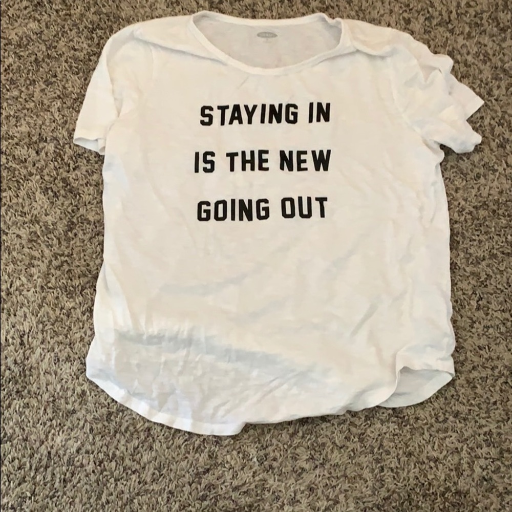Graphic t- used as a sleep shirt
